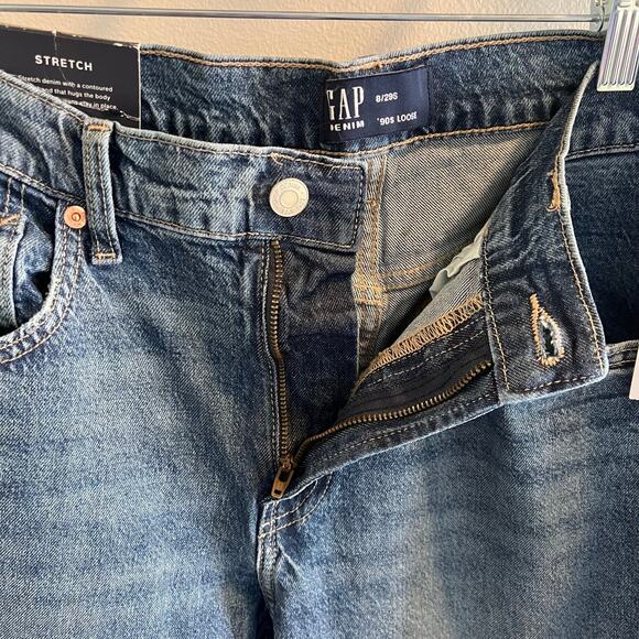 NWT Gap 90s Loose Jeans Size 8 / 29S - Picture 6 of 9